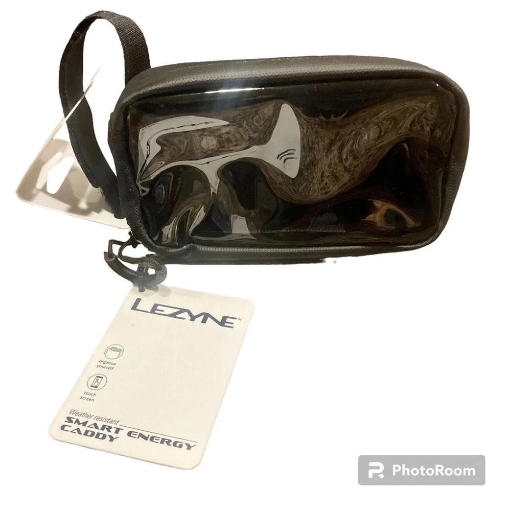 NWT Lezyne Smart Energy Caddy Weather Resistant Bicycle Top Tube Smart Phone Bag